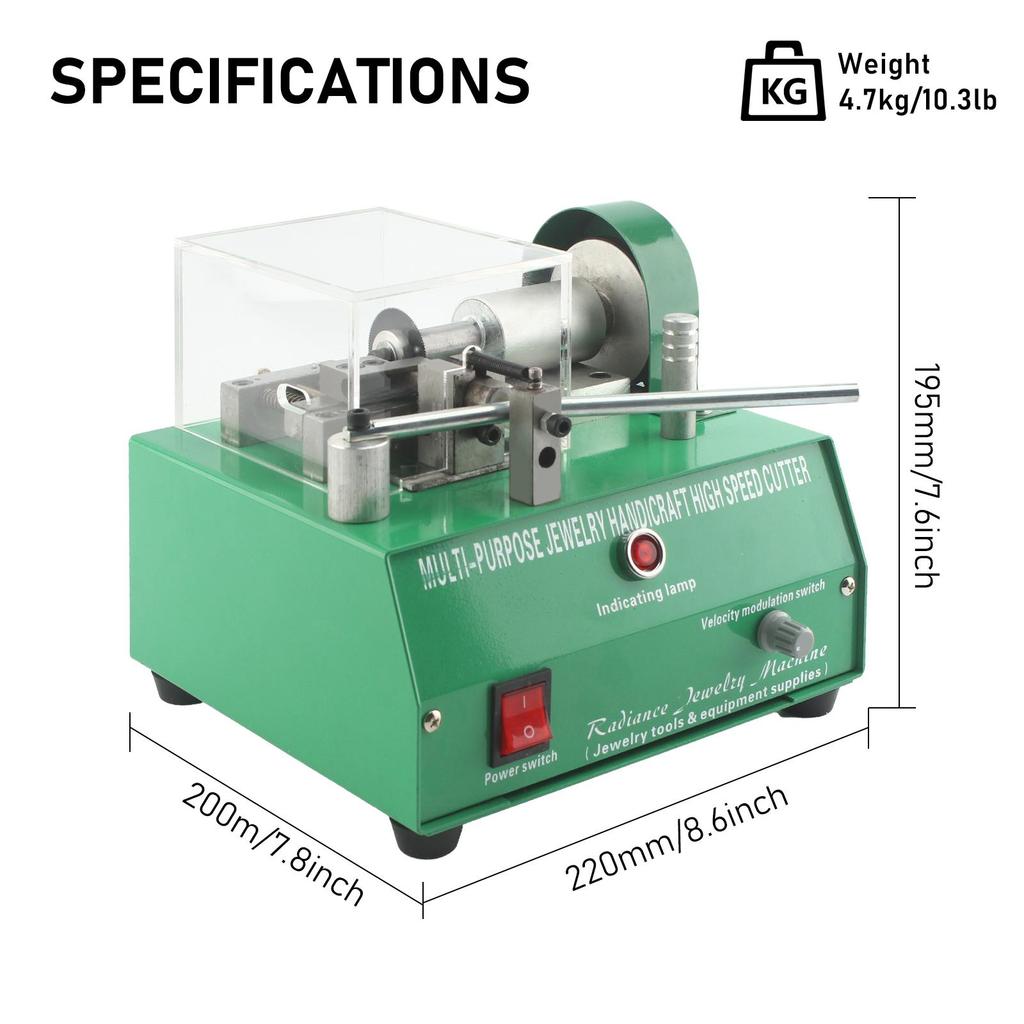 Multi-Purpose Mini Cutting Machine Cutter Jewelry Handicraft Small Material and Metal Processing Miniature Cutter