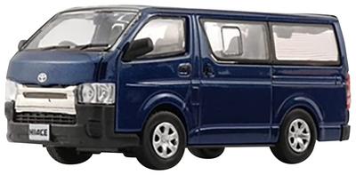 BM CREATIONS 1/64 Scale Toyota Hiace KDH200V 2015 Dark Navy LHD Finished Model 64B0147