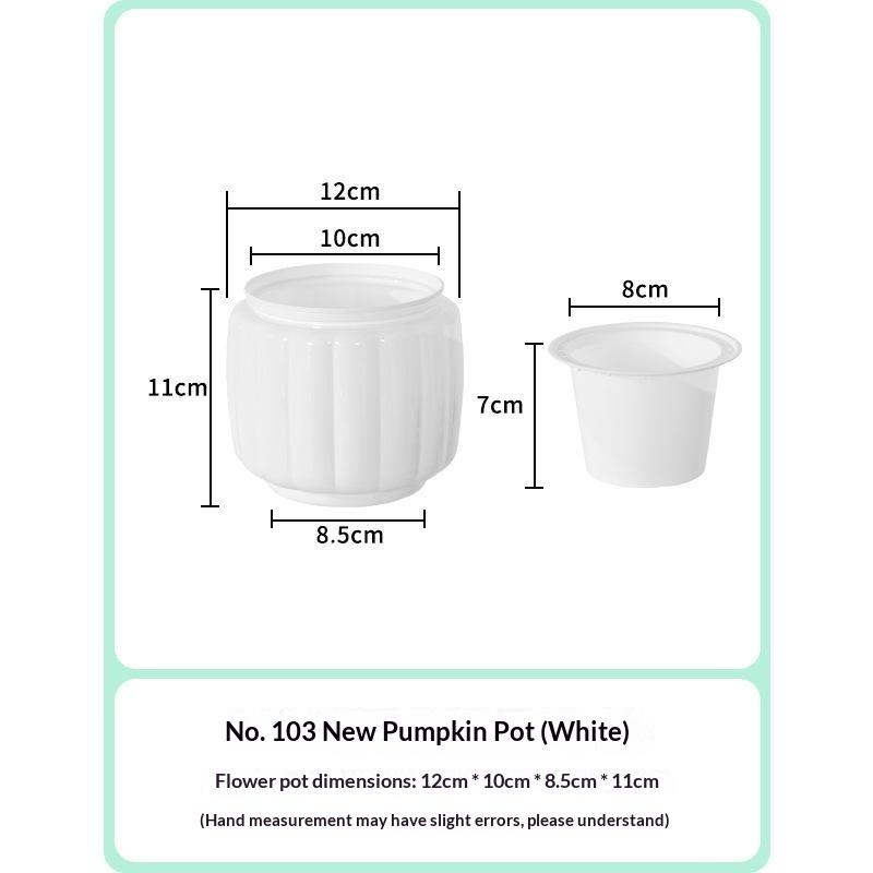 Mini Self Watering Flower Pot Fish Tank Transparent BPA-Free Plastic Dual Use Decor for Office Desktop Home Decoration