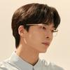 Alloaiweeo [The Air_Flat] Al8304 1414M Ultra-Lightweight Semi-Over Round Gold Eyeglass Frames