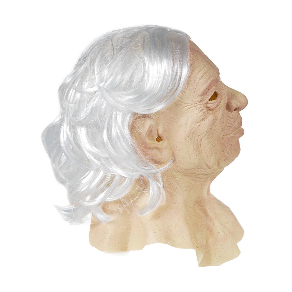 Realistische alte Mann Halloween Latexmaske für Karneval und Party