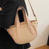Premium niche design portable bucket bag women's 2025 new simple and versatile commuter style shoulder messenger bag