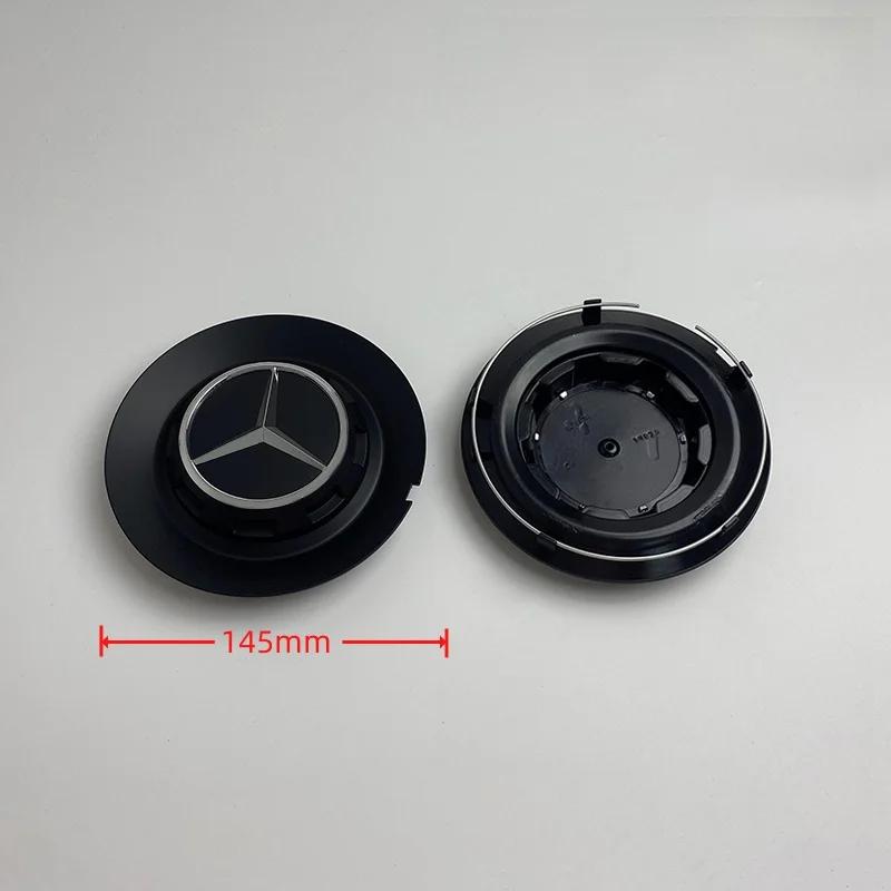 4PCS 147mm Car Wheel Center Hub Cover Cap For Mercedes Benz AMG G350 G500 G63 S680 GLS600 C-1028 17028 Badge Logo Accessories