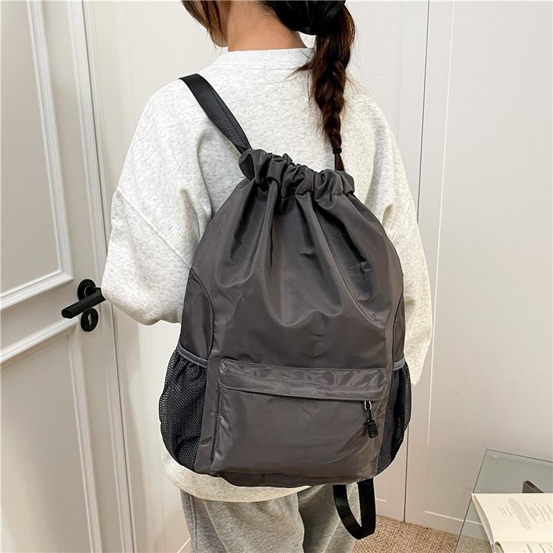 Schoolbag Bundle Bag Drawstring Bag Large Capacity Waterproof Travel Backpack Football Training Bag Large Capacity Basketball Backpack