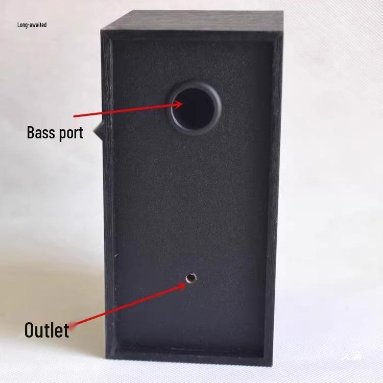 2" Heavy Bass Wooden Speaker Enclosure, 4 Ohm, 3W Audio Box Cover