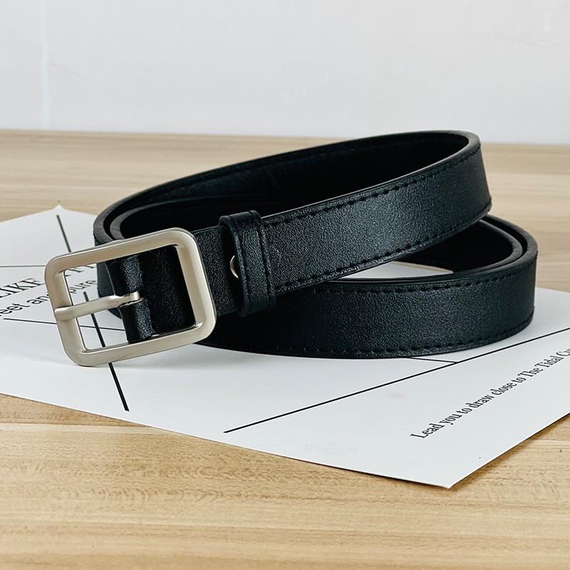 Simple Fashionable Womens Belt Metal Pin Buckle Outdoor Casual Belt Waist