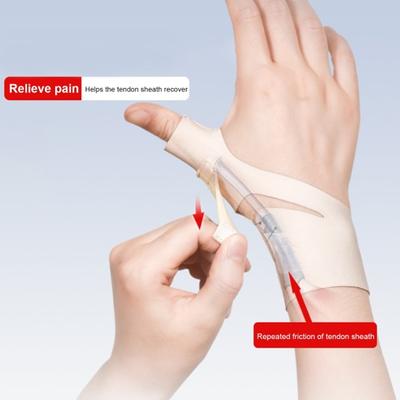 שרוול מגן שורש כף היד אגודל הקלה על כאב תמיכה ריפוי נדן גיד אי נוחות נגני מקלדת כיסוי פציעות אגודל הגנה