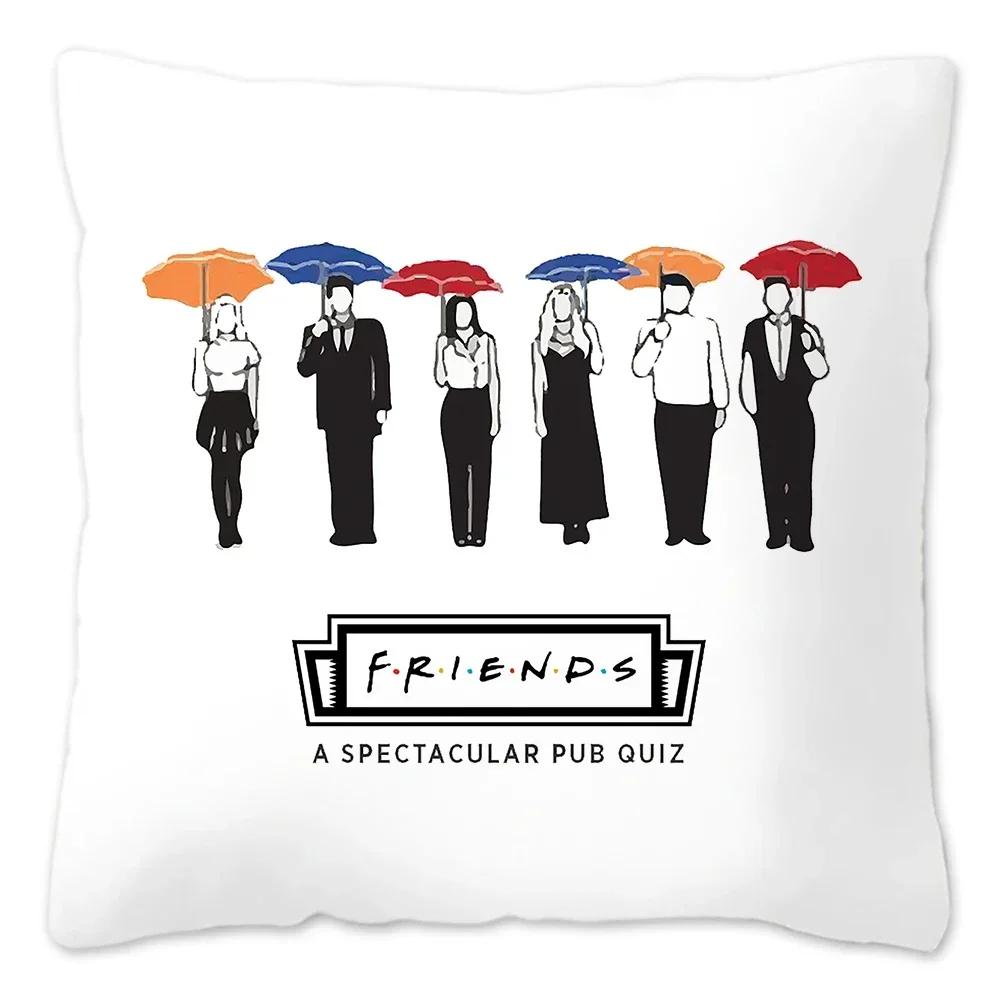 Federe Cuscino Decorazione Soggiorno Serie TV Friends Copricuscino da Esterno per Sedia Copricuscino Decorativo Colore Sedia