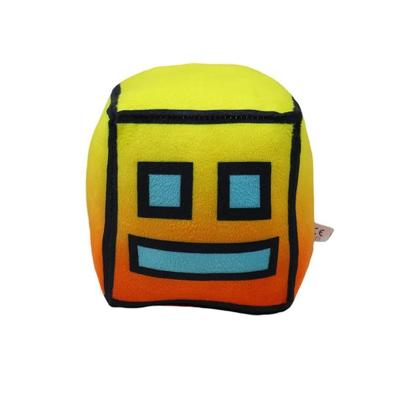 Adorable Geometry Dash Plush Toy With Unique Characters And Soft Pp Cotton Filling For Kids