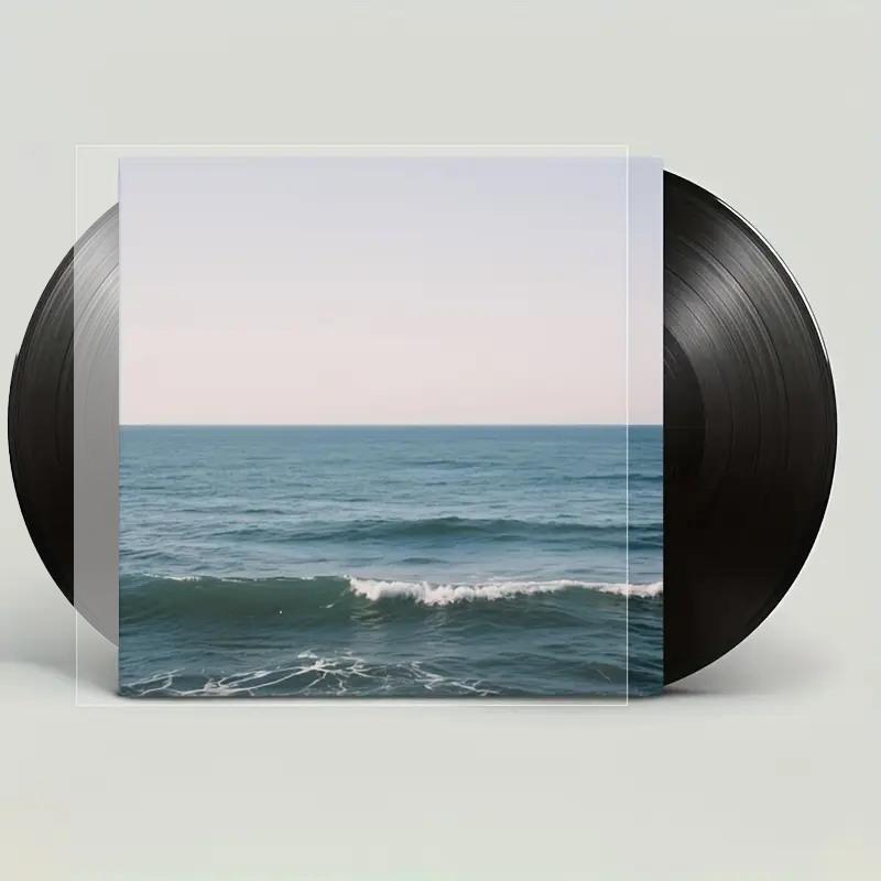 3/5/10 Stück Vinyl-Schallplatten-Aufbewahrungstaschen Doppelte Öffnung Drei Schichten 12 Zoll LP Schallplattenhülle Zwei-Wege-Öffnung Albumschutzhülle