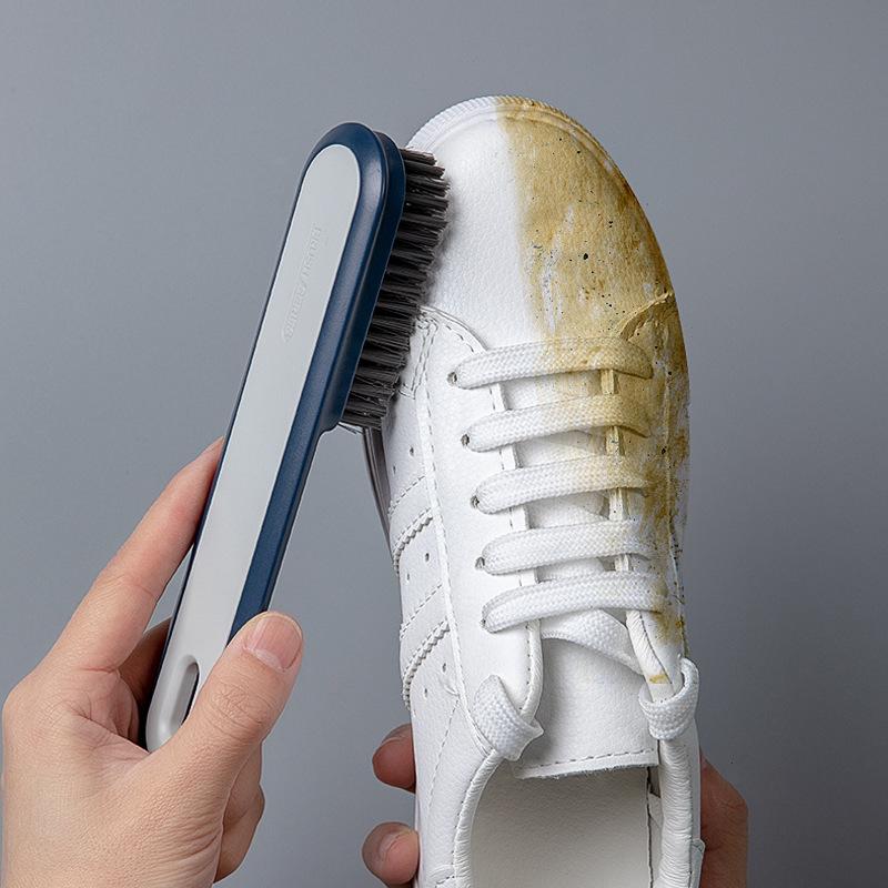 Spazzola Multiuso a Manico Lungo e Setole Morbide per la Casa, Pulizia Scarpe, Portatile Potente, Accessori per la Pulizia delle Scarpe da Ginnastica