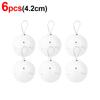 4/6/8cm White Christmas Balls Ornaments Xmas Tree Hanging Pendant Round Foam Snowball New Year Wedding Party Home Decoration