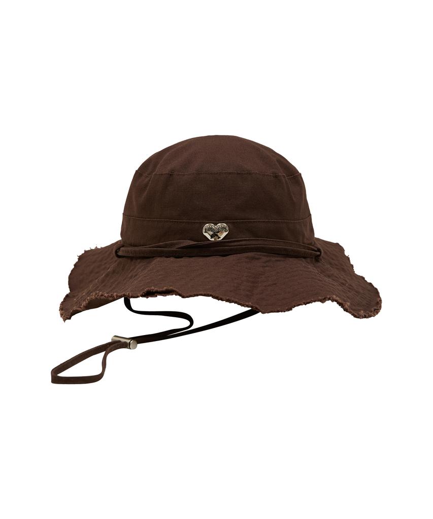 WAIKEI Heart Dolphin Safari Hat Brown