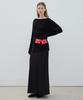 Leuba Straight Maxi Skirt - Black
