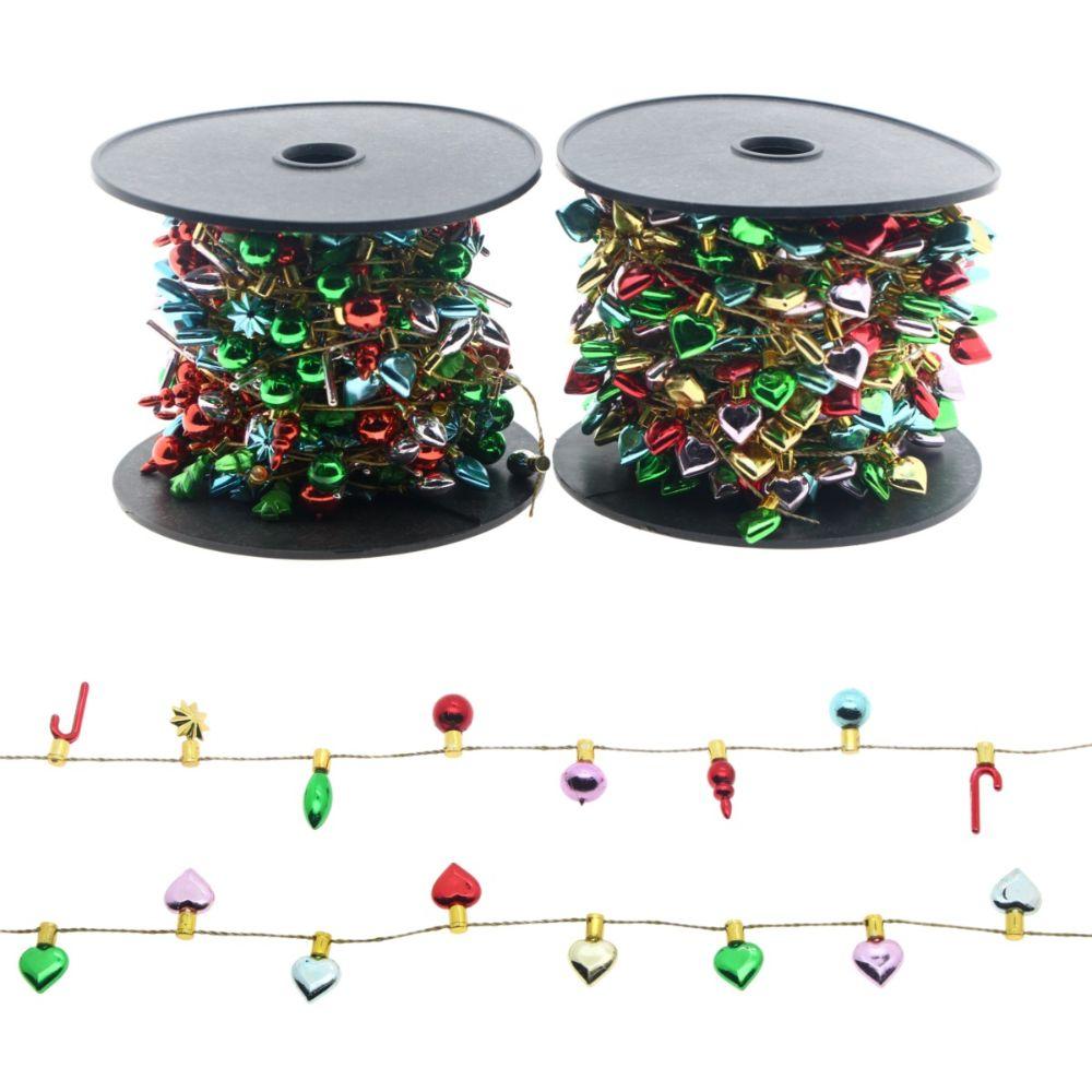 Miniature String Of Fake Lights Fake Mini Xmas Tree Decoration Dollhouse