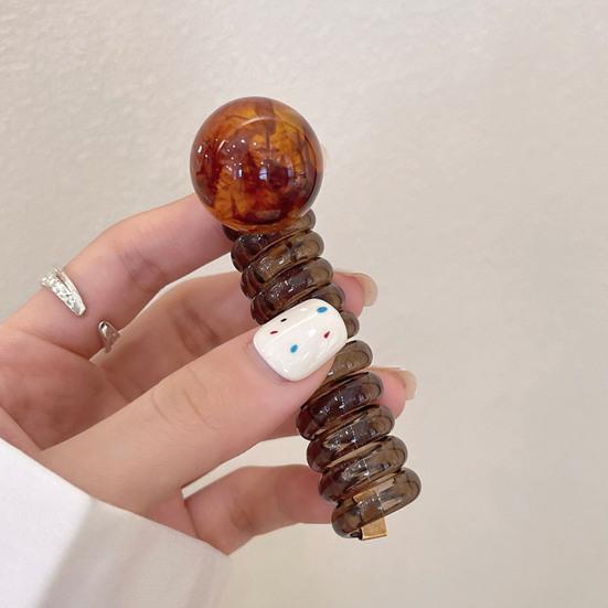 4Pcs Women Hair Ropes Non-Damaging Spiral Hairbands Reusable Non-Slip Ponytail Holders Hair Accessories