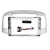 2 Din 7/9 Inch Car Radio PC ABS Plastic Fascia Panel Frame and Cable for Hyundai Accent 2008-2012 Dash Mount Kit