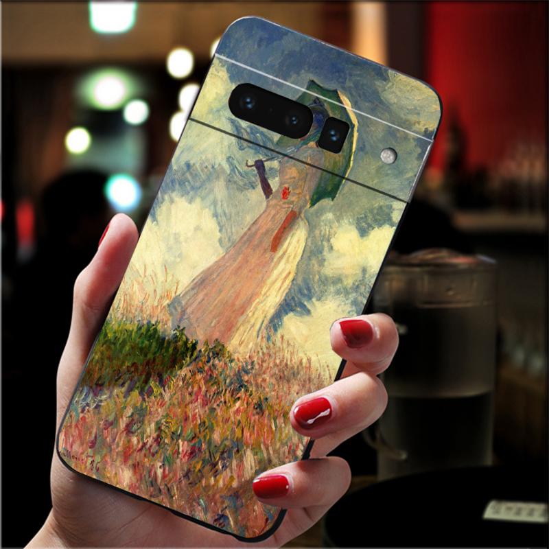 

Phone Case For Google Pixel 10 9 Pro XL 9A 8 7 6 Pro Pixel 8A 7A 6A Pixel 8 7 6 5 Claude Monet Garden Lotus Bridge Google Pixel 9 Pro