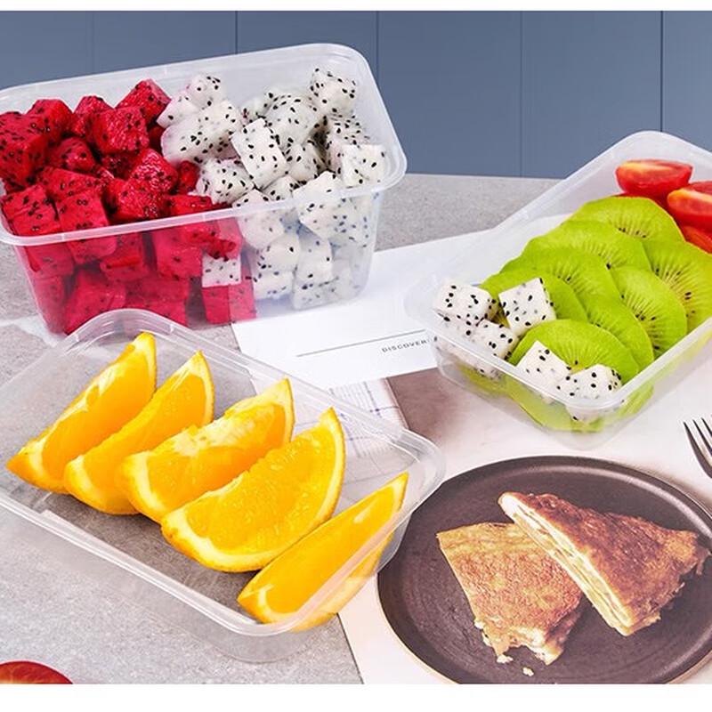 HANSHENG 750ml Rectangular PP Food Container