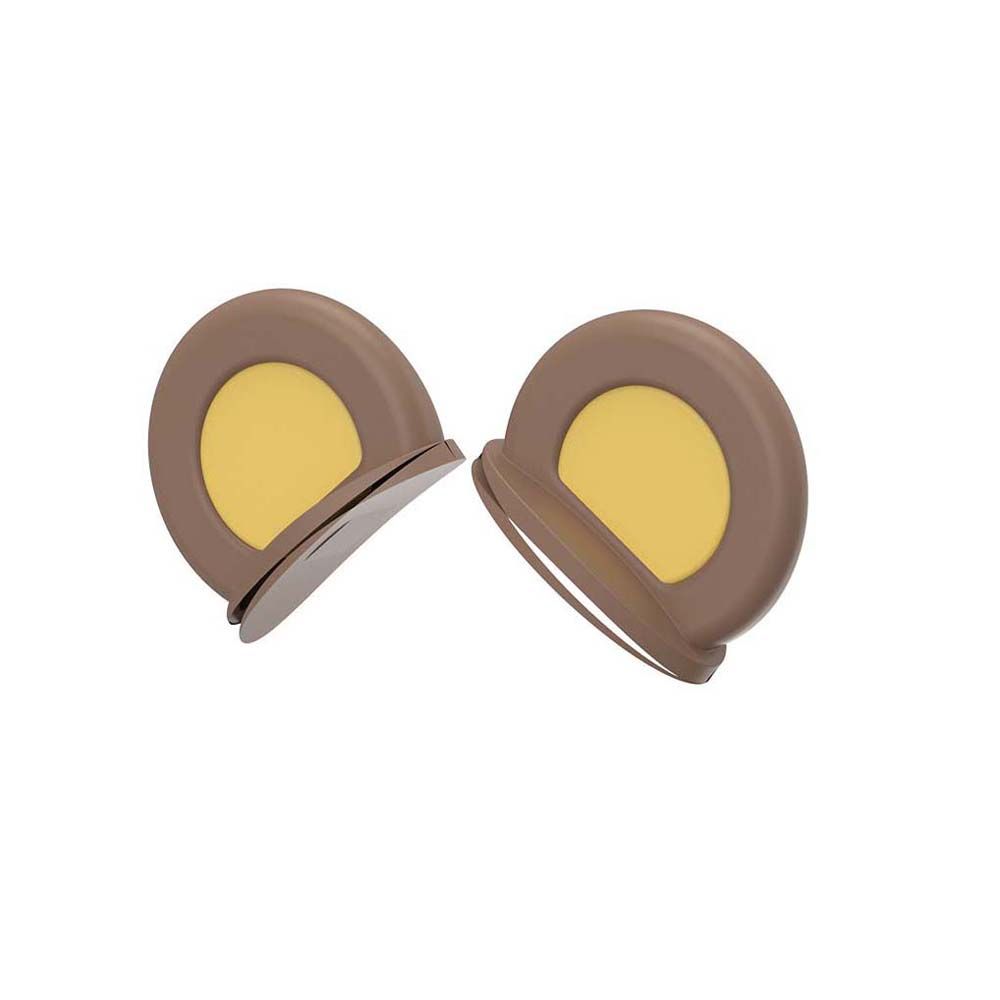 

Cartoon Bear Ear Bear Ears Helmet Sticker Motorcycle Helmet Helmet Decoration Helmet Accessories коричневый