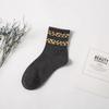 Spotted Leopard Print Women Socks Fashion  Mid-Tube  Socks For Girls Novelty Animal Pattern Japanese Style Autuma Spring  Summer