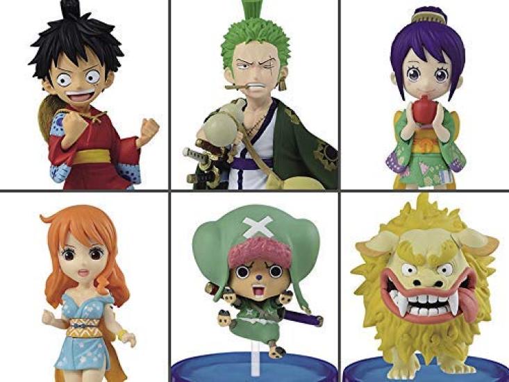One Piece World Collectible Figures Wano Country 1 Complete Set of 6 [A Luffy / B Zoro / C Tama / D Nami / E Chopper / F Koma Chiyo]