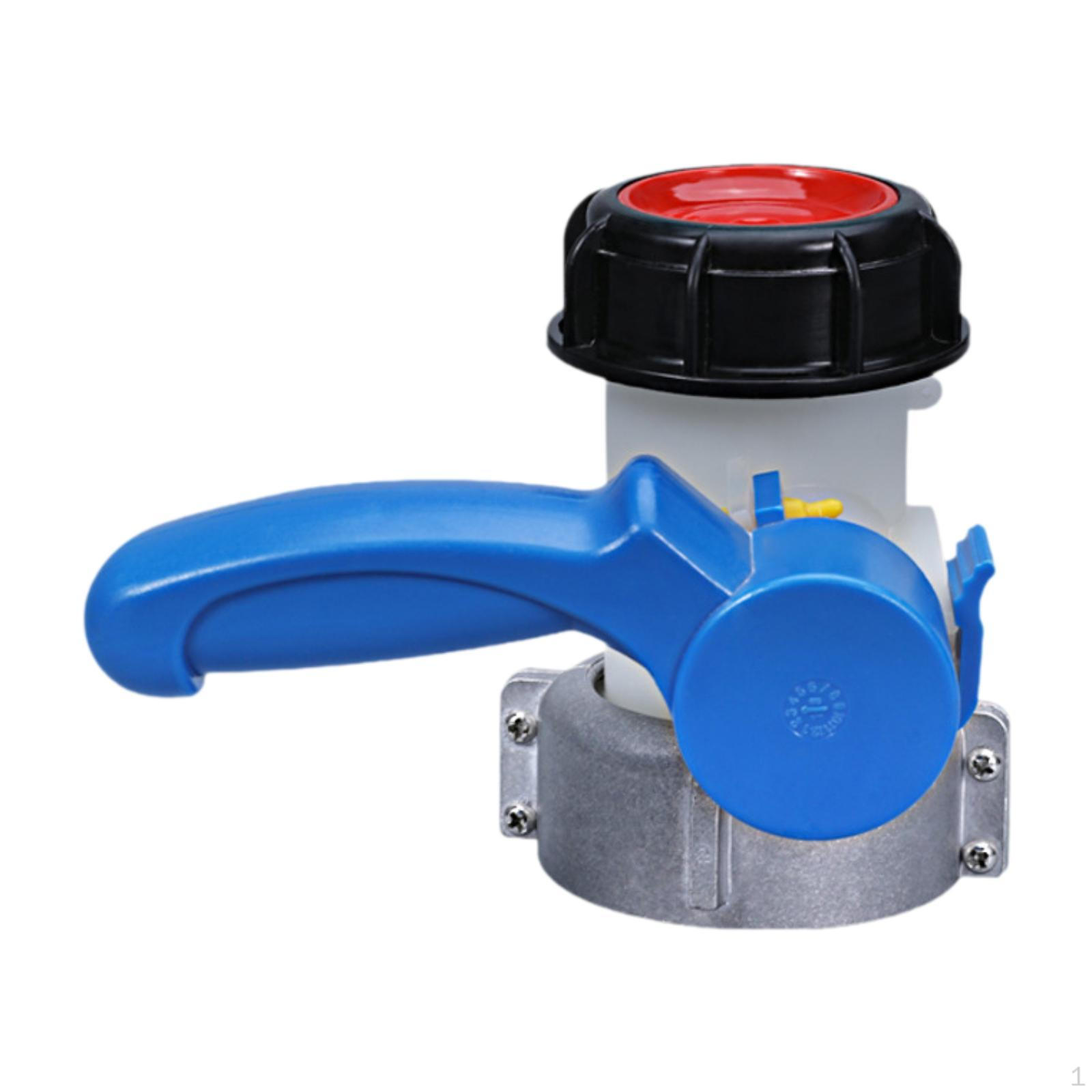 Адаптер для IBC-контейнера - Кран для водопроводной воды 75 мм - Прямая замена, Щелочестойкий для -воды Style A