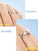8Pcs/1set Invisible Clear Ring Size Adjuster for Loose Rings Ring Adjuster Ring Sizer Reducer Fit Any Rings Adjuatable Tools
