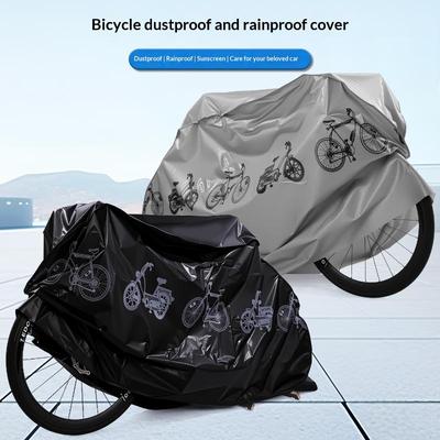 Waterproof Bike Cover Sun Protection Outdoor Bicycle Cover Multifunctional Electric Vehicle Cover For Bicycle Prevent Rain