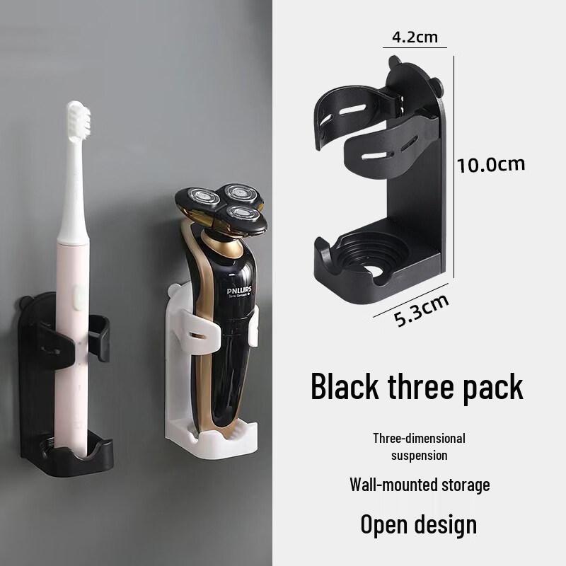 

LIEI Wall-Mounted Punch-Free Bathroom Organizer