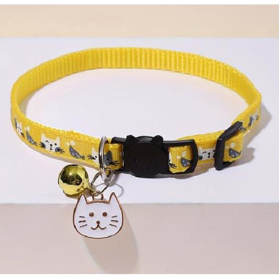 1PCS Pet collar anti suffocation adjustable safety buckle cat and dog decoration pendant neck ring 2