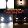 2 יחידות H11 H8 H9 נורות LED ערפל/DRL H7 9005 HB3 9006 HB4 פנסי ערפל LED אור ריצה ליום H4 פנס קדמי לאופנוע לבן 6000K מנורה סופר בהירה