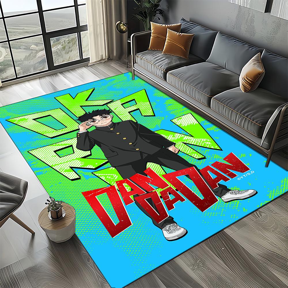 DAN DA DAN Anime Cartoon Non-Slip Carpet Rug for Living Room Bedroom Sofa Kids Play Floor Mat HD Gift