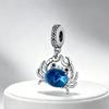 New 925 Silver Marine Crab Charms Pendant For Women Fit Bracelet DIY Birthday Party Jewelry Gift