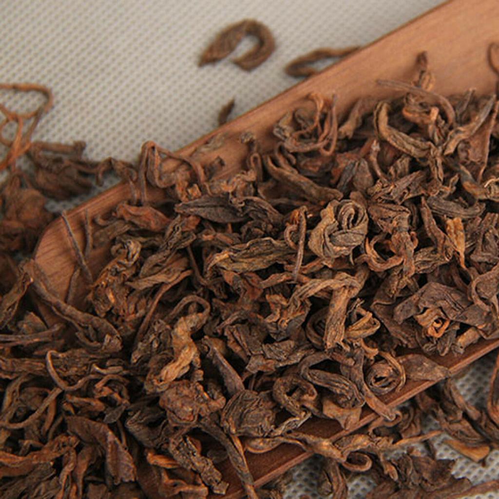 800g Ripe Puerh Tea Bamboo Basket Packing Loose Tea Ancient Tree Spring Puer Tea