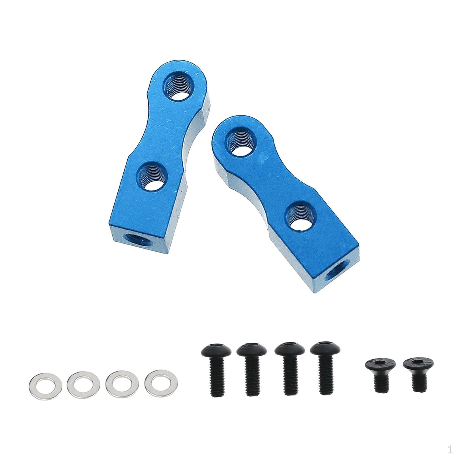 

1 Pair Servo Mount Bracket Fixed Frame Repair Parts Accessories Aluminum for TT01 TT02 1/10 RC Car синій