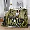 Conan Gray Poster Thin Blanket,POP Singer Posters Printed Soft Warm Flannel Sofa Bed Bedroom Blankets Home Travel,Decke,frazad