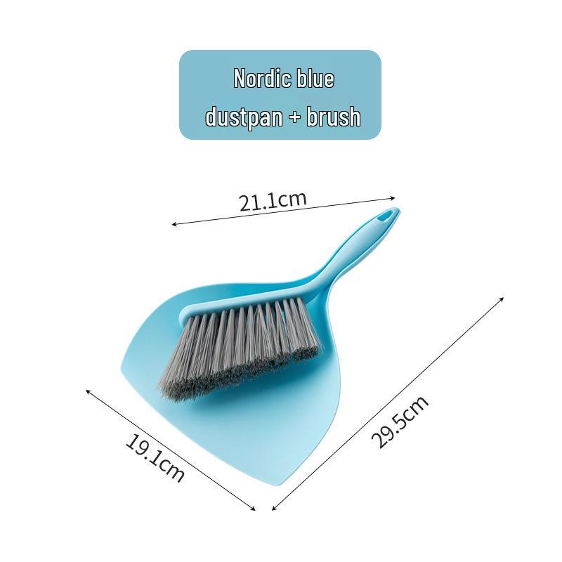 Car Cleaning and Dust Removal Brush Set for Sofa, Keyboard, and Desktop with Broom and Dustpan.