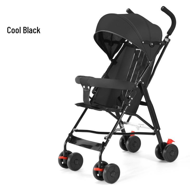 Ultralekki, Kompaktowy, Składany Wózek Dziecięcy z Amortyzacją - Idealny na Letnią Wyprawę