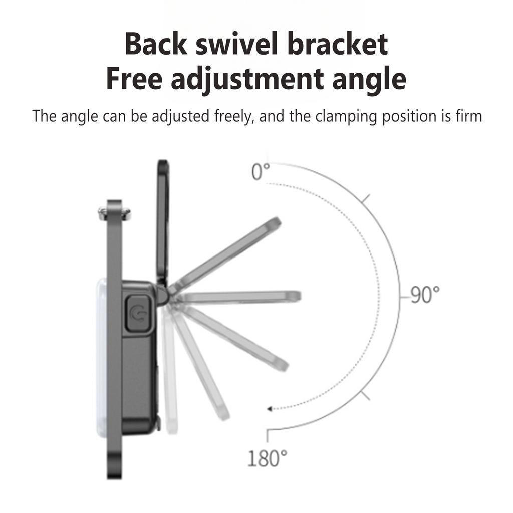 Portable Mini Work Lamp Aluminum Alloy Strong Magnetic Emergency Lamps Floodlight Outdoor Camping Light