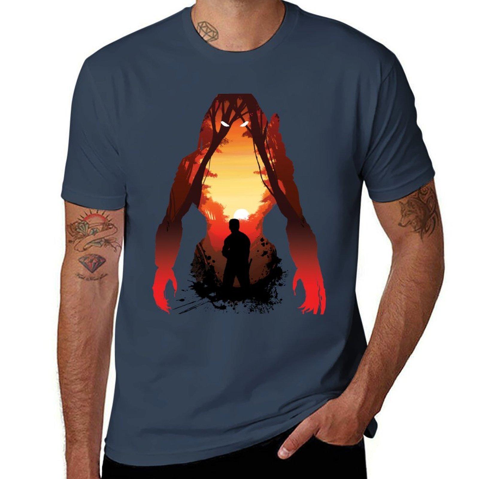 Hunters Sunset Tshirt Work Wear Lightweight Tee S