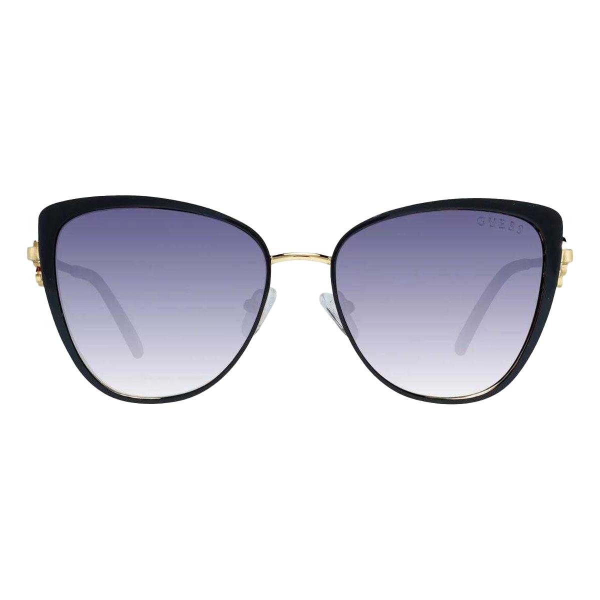 Guess Damen/Damen Glänzende Sonnenbrille One Size gold/schwarz