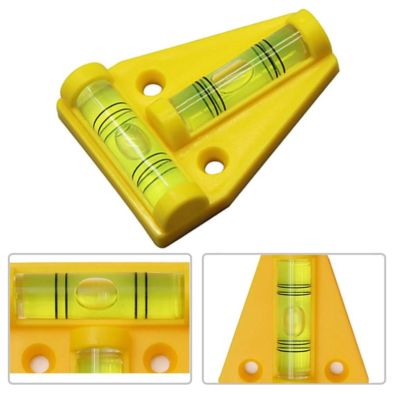 T-shaped Level Mini Plastic Waterproof Levels High-precision Bubble Level Calibrator For RV Furniture Caravan Accessories