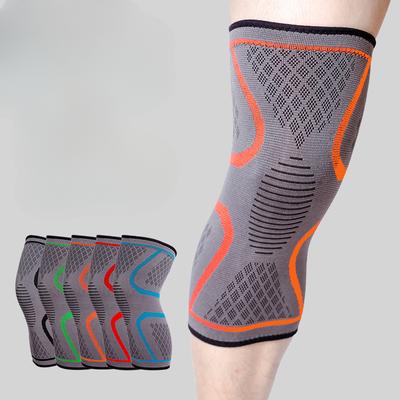 Pojedyncze dorosłe nakolanniki na świeżym powietrzu dla mężczyzn i kobiet 3D dzianinowe nakolanniki nylonowe Fitness kolarstwo bieganie koszykówka nakolanniki