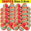 100/10PCS Pet Toy Balls Interactive Rainbow EVA Balls Cat Dog Training Toys Soft Automatic Jumping Balls Pet Playing Supplies