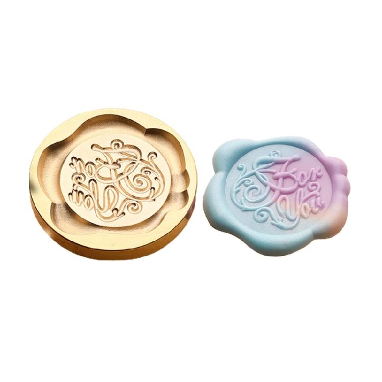 Greeting Card Emboss Sealing Wax Stamp Head Brass Sealing Stamp Head Replacement