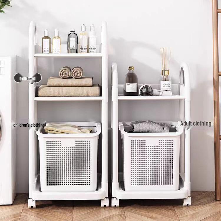 Dirty Clothes Laundry Hamper for Bathroom and Toilet Storage