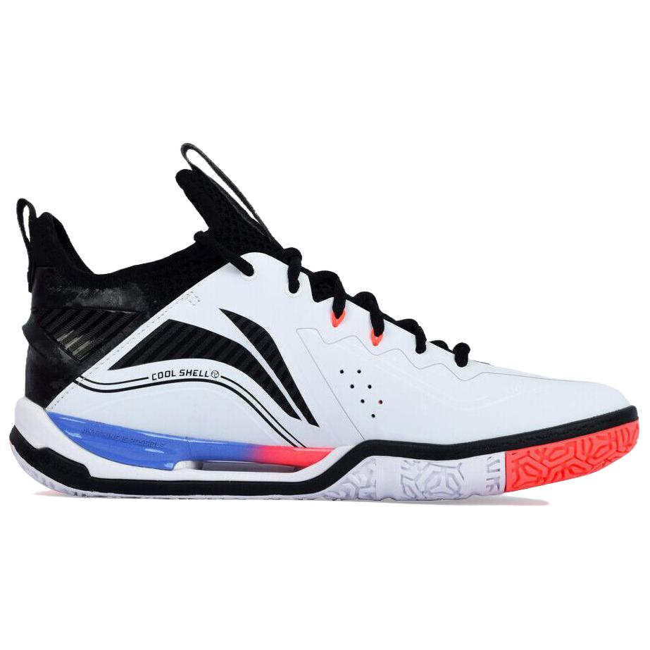 Li Ning Saga Pro 2 Pro Comfortable Mid top Badminton Shoes Unisex Black AYAT003-1