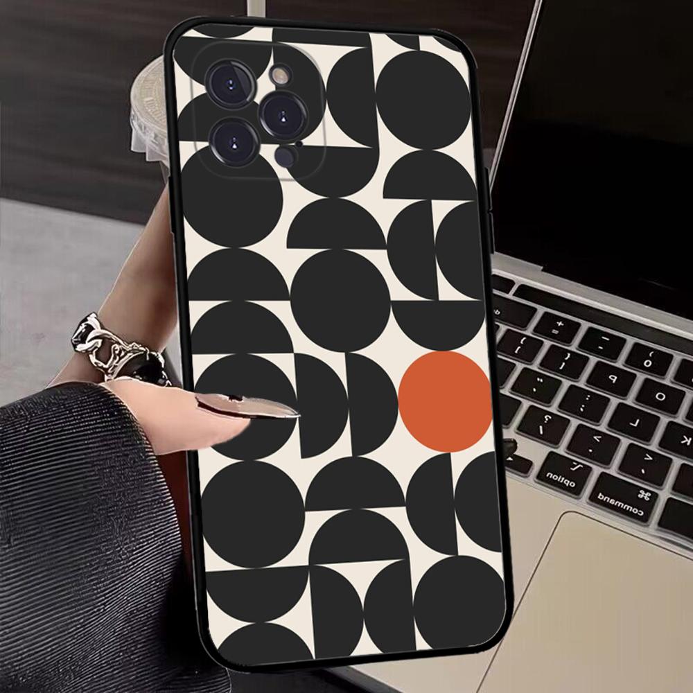 Geometric Bauhaus Art Phone Case for iPhone 15 8 7 6 6S Plus X SE 2020 XR XS 14 11 12 13 Mini Pro Max Mobile Case
