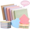 100pcs 7.6cm Sticky Notes Paper Daily To Do Memo Pad Check List Bookmark Marker Flags Planner Office Supplies School Stationery